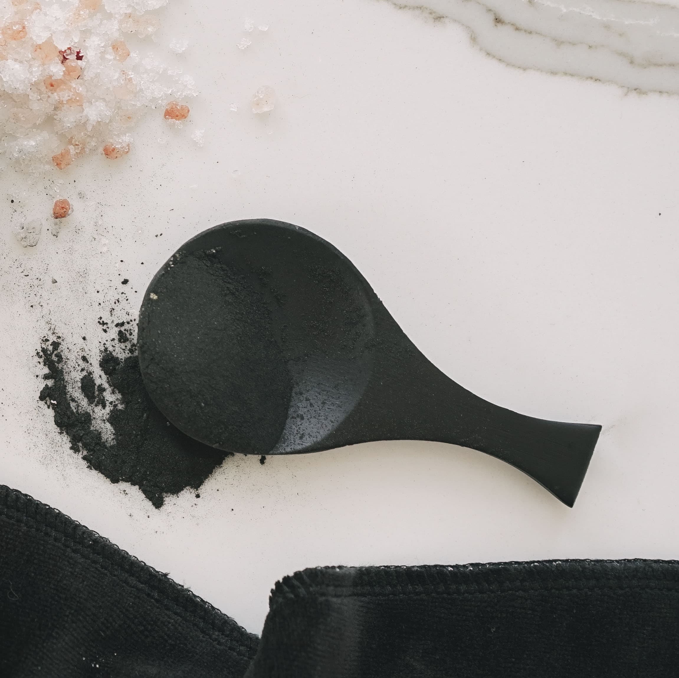 Cucchiaini In Bambù Carbonizzato Testa Ovale - Set Da 10 Pezzi Per Spezie, Sale E Zucchero - Foto 3